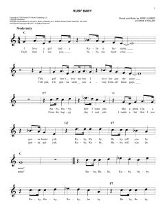 Ruby Baby von Dion (Download) 