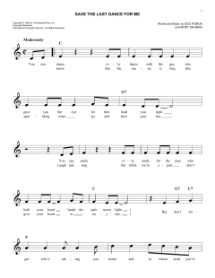 Save The Last Dance For Me von The Drifters (Download) 