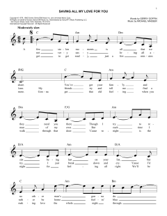 Saving All My Love For You von Whitney Houston (Download) 