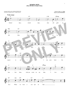 School Days von Gus Edwards (Download) 