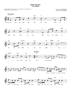 Seize The Day von Alan Menken (Download) 