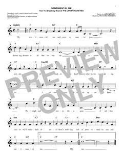 Sentimental Me von Richard Rodgers (Download) 