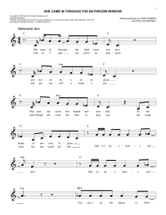 She Came In Through The Bathroom Window von Joe Cocker (Download) 