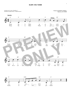 Sleep, Holy Babe von John Bacchus Dykes (Download) 