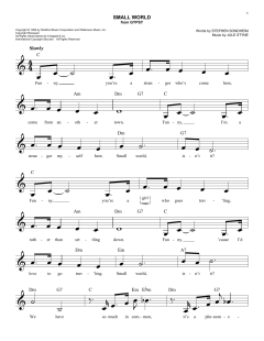 Small World von Jule Styne (Download) 