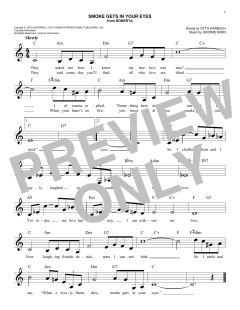 Smoke Gets In Your Eyes von The Platters (Download) 