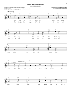 Something Wonderful von Richard Rodgers (Download) 