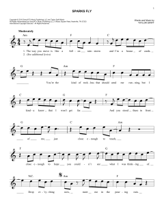 Sparks Fly von Taylor Swift (Download) 