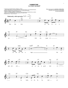 Summertime von George Gershwin (Download) 