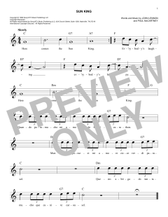 Sun King von The Beatles (Download) 