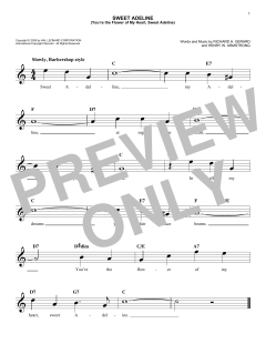 Sweet Adeline von Richard H. Gerard (Download) 