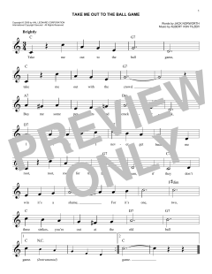 Take Me Out To The Ball Game von Jack Norworth (Download) 