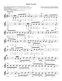 Testify To Love von Avalon (Download) 