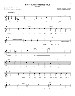 Thank Heaven For Little Girls von Alan Jay Lerner (Download) 