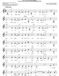 That Old Black Magic von Harold Arlen (Download) 