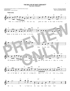 The Ballad Of Davy Crockett von Fess Parker (Download) 