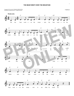 The Bear Went Over The Mountain (Download) 