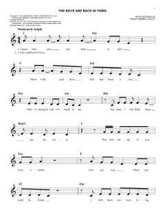 The Boys Are Back In Town von Thin Lizzy (Download) 