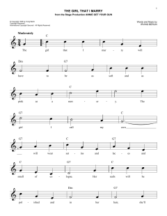 The Girl That I Marry von Irving Berlin (Download) 