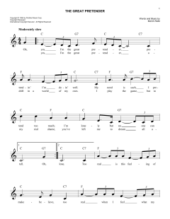 The Great Pretender von The Platters (Download) 