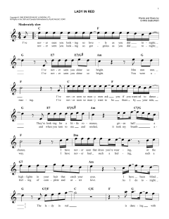 The Lady In Red von Chris de Burgh (Download) 