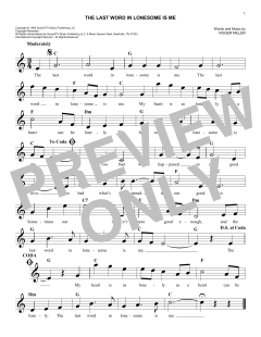 The Last Word In Lonesome Is Me von Eddy Arnold (Download) 