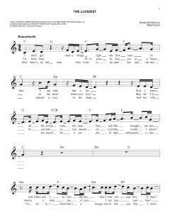 The Luckiest von Ben Folds (Download) 