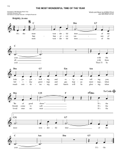 The Most Wonderful Time Of The Year von George Wyle (Download) 