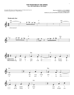 The Phantom Of The Opera von Mike Batt (Download) 