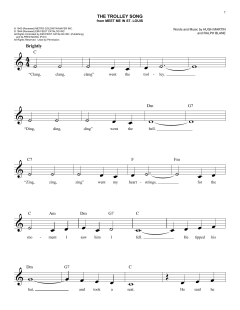 The Trolley Song von Judy Garland (Download) 