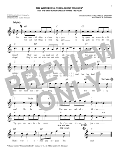 The Wonderful Thing About Tiggers von Robert Bernard Sherman (Download) 