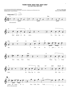 Theme From "New York, New York" von Frank Sinatra (Download) 