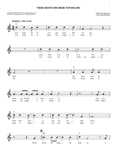 These Boots Are Made For Walkin' von Nancy Sinatra (Download) 