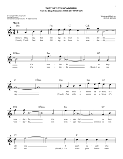 They Say It's Wonderful (Download) 