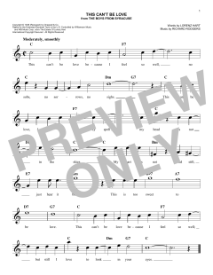 This Can't Be Love von Richard Rodgers (Download) 