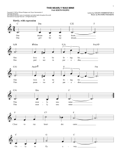 This Nearly Was Mine von Richard Rodgers (Download) 