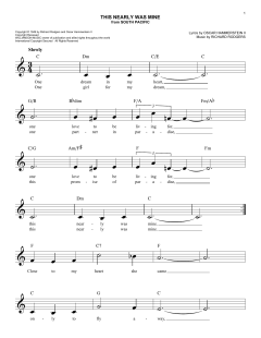 This Nearly Was Mine von Richard Rodgers (Download) 