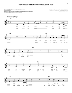 Tie A Yellow Ribbon Round The Ole Oak Tree von Johnny Carver (Download) 