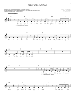 Today Was A Fairytale von Taylor Swift (Download) 