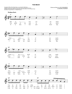 Too Much von Elvis Presley (Download) 