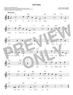 Too Young von Nat King Cole (Download) 