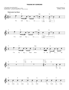 Trading My Sorrows von Darrell Evans (Download) 