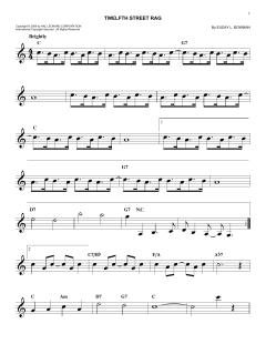 Twelfth Street Rag von Euday L. Bowman (Download) 