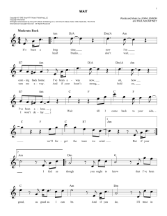 Wait von The Beatles (Download) 