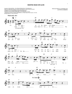 Wanted Dead Or Alive von Bon Jovi (Download) 