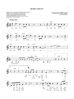 We Built This City von Starship (Download) 