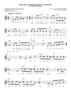 What Are You Doing The Rest Of Your Life? von Alan Bergman (Download) 