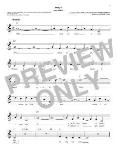 Who? von Jerome Kern (Download) 