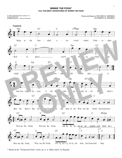 Winnie The Pooh von Robert Bernard Sherman (Download) 