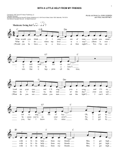 With A Little Help From My Friends von The Beatles (Download) 